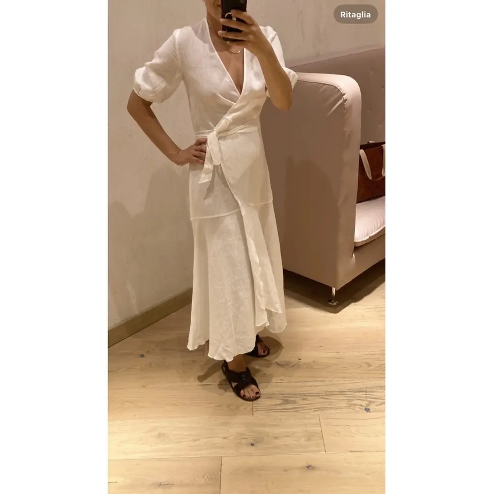 Falconeri Linen Dress White (NWT)